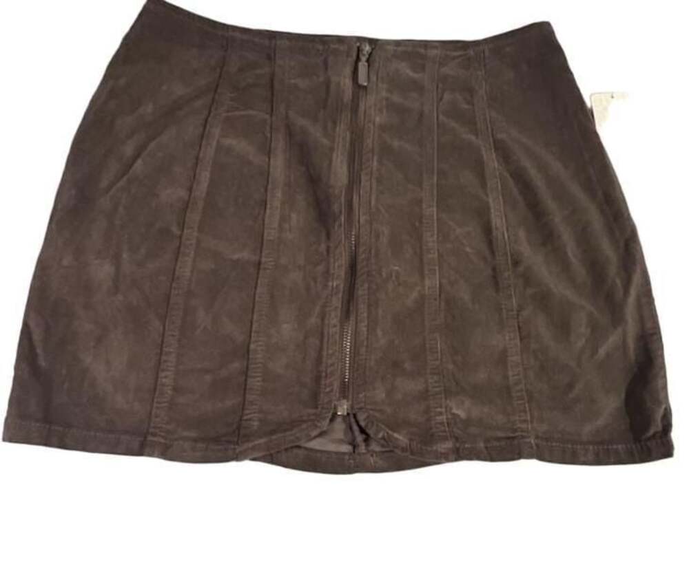 Free People We The Free Layla Cord Mini Skirt Brown Size 10